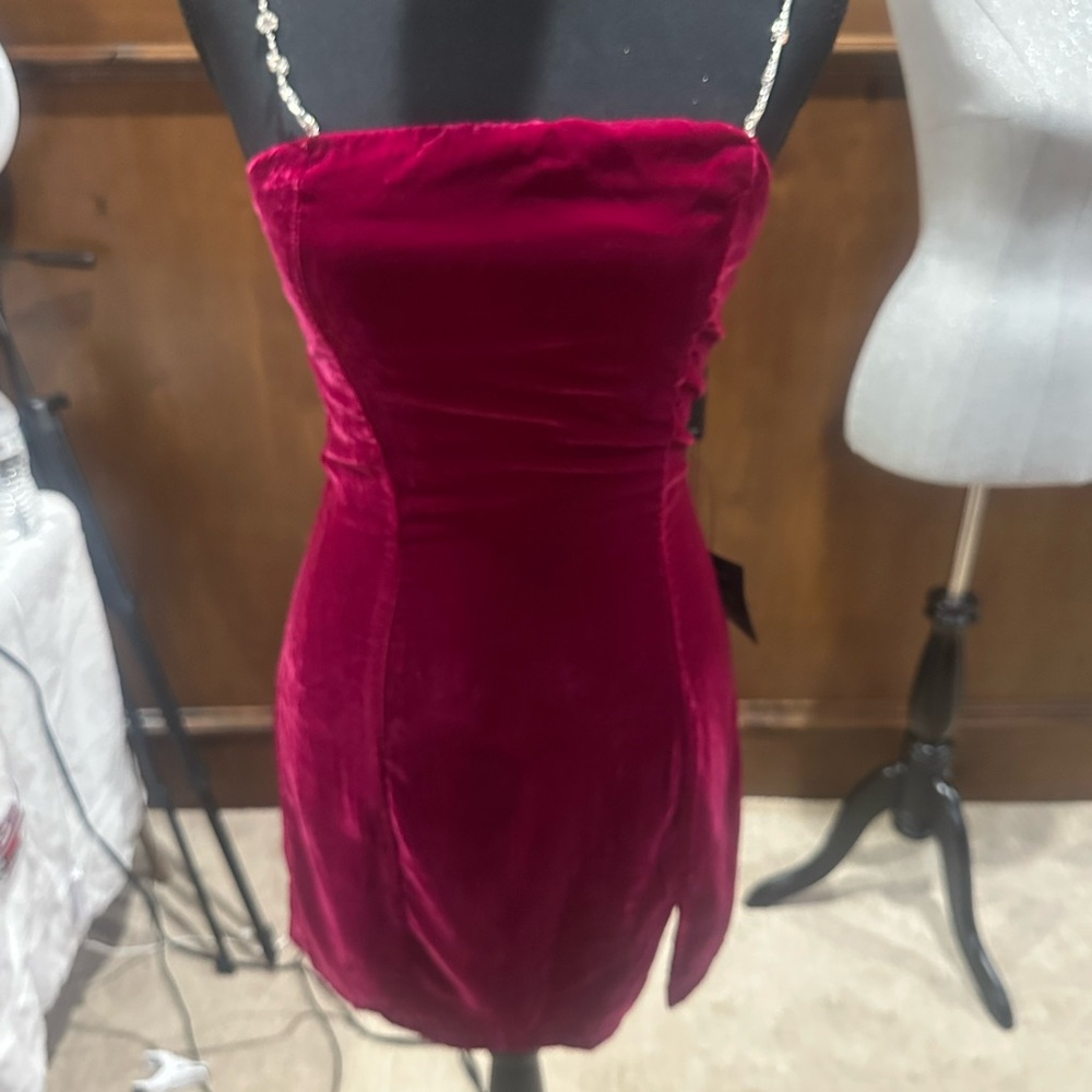 Lulu's Fuchsia Mini Dress - Picture 2 of 6
